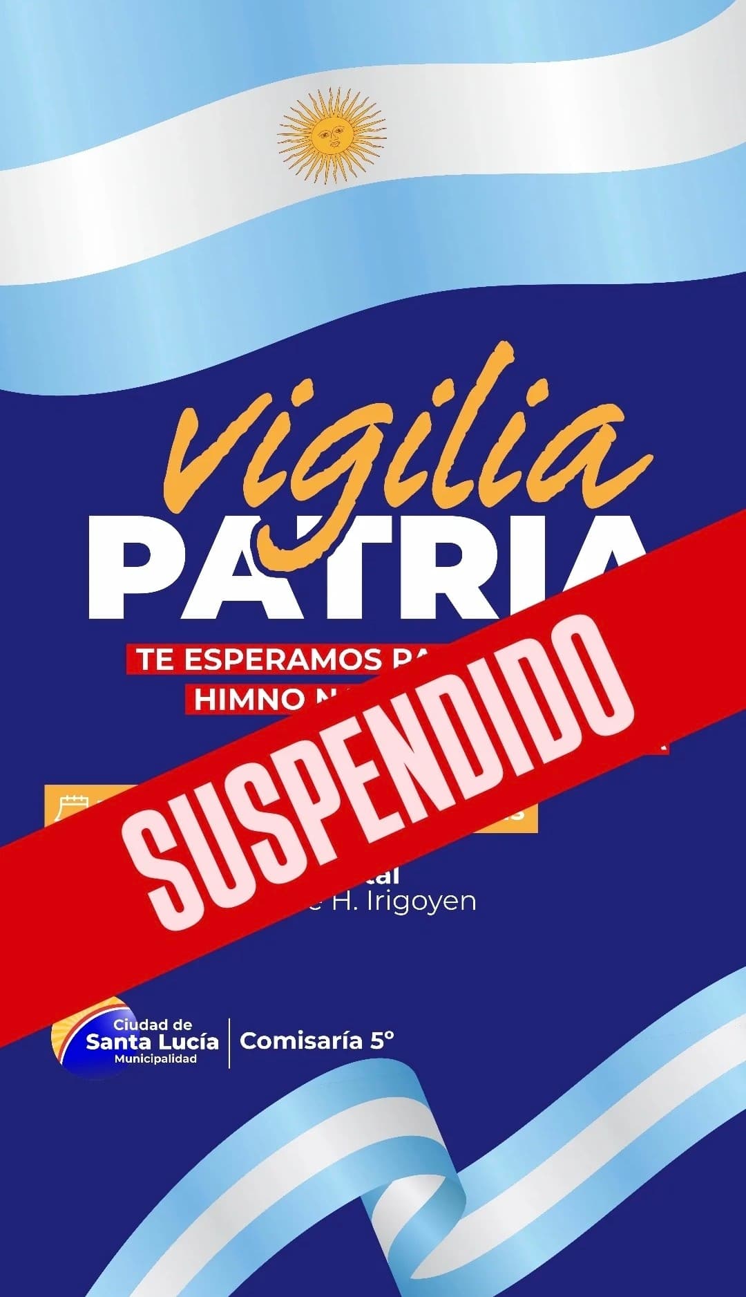 Suspendido > Vigilia Patria