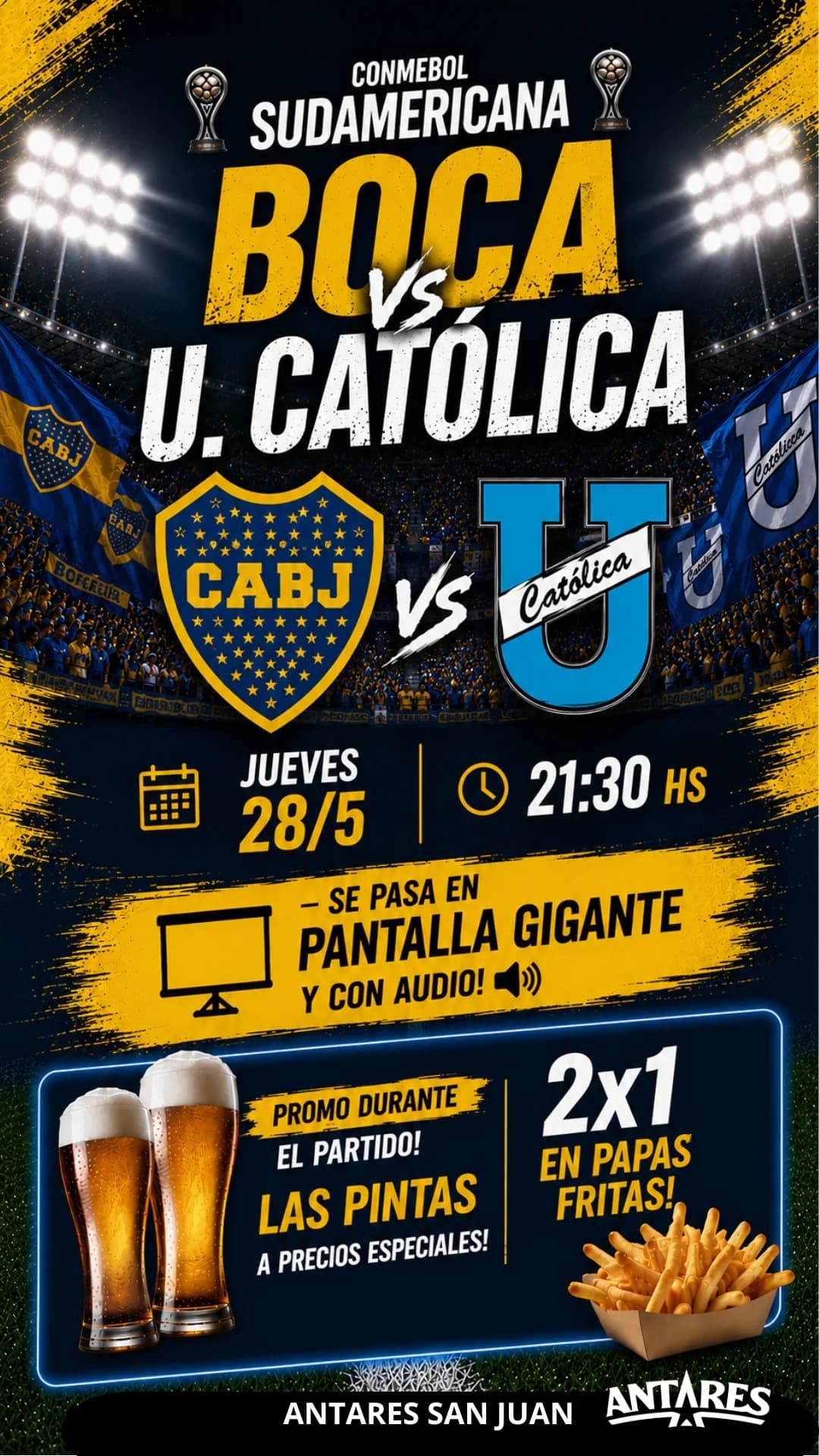 Boca Juniors vs Universidad Catolica