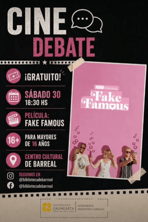 Cine y Debate: "Fake Famous"