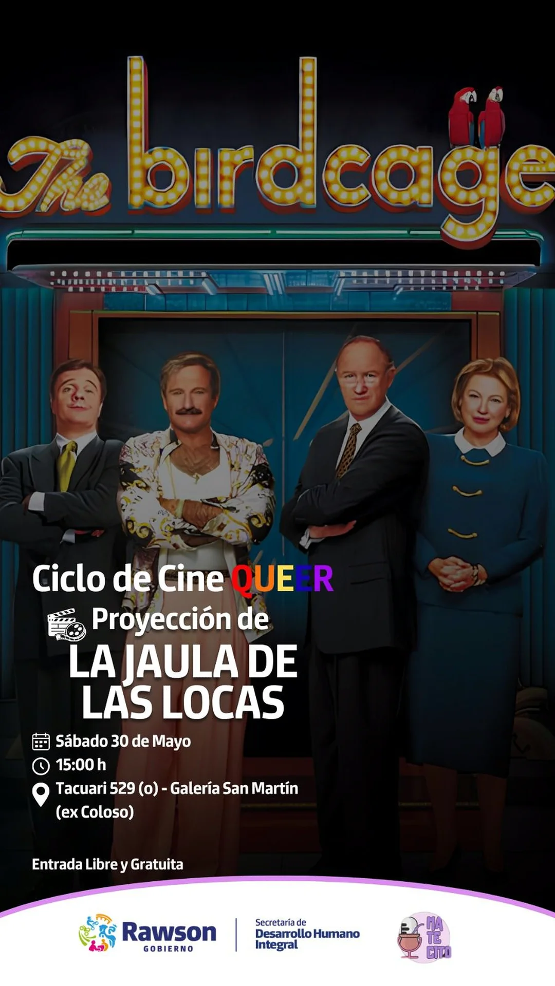Ciclo de Cine Queer: "La Jaula de las Locas"