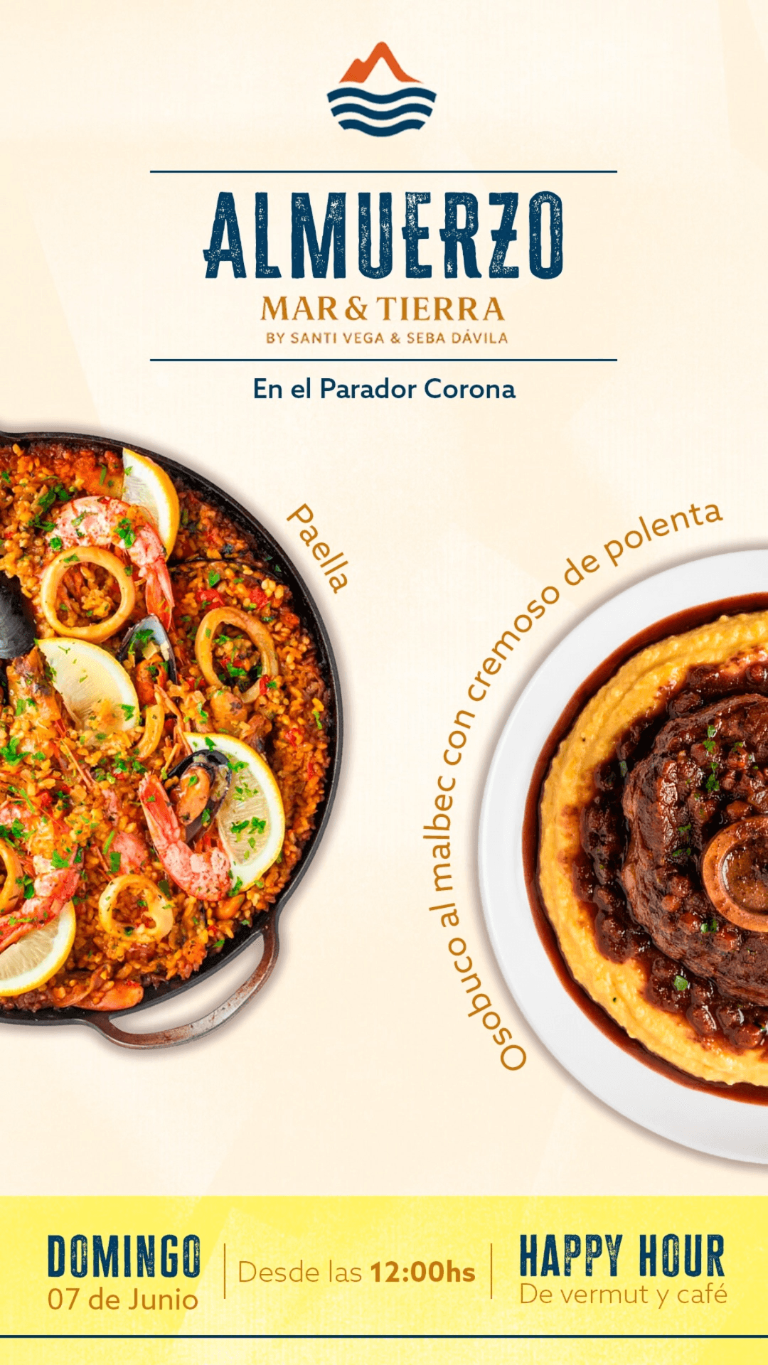Almuerzo Mar & Tierra