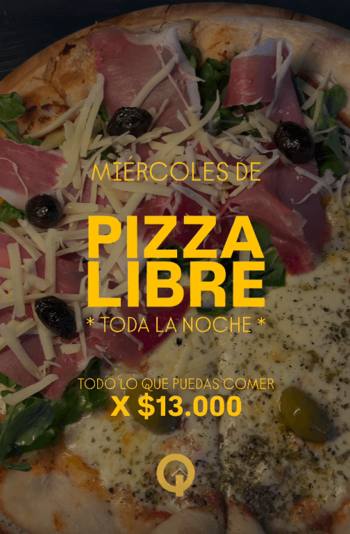 Miercoles de Pizza Libre
