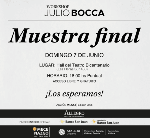 Workshop Julio Bocca - Muestra Final