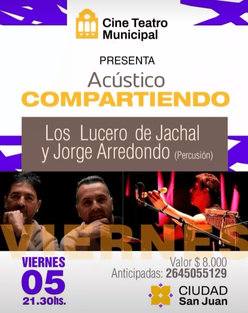 Acustico Compartiendo: Los Lucero de Jachal & Jorge Arredondo