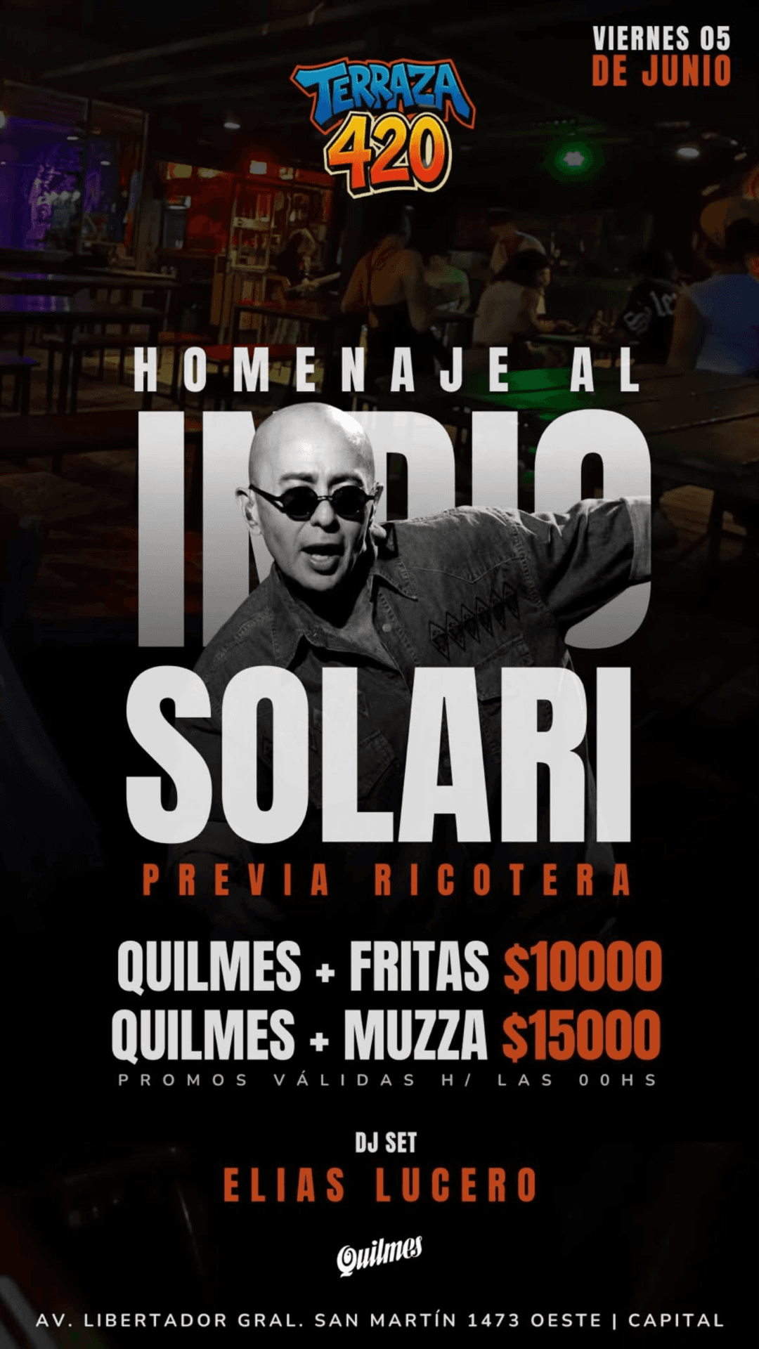 Homenaje al Indio Solari - Previa Ricotera