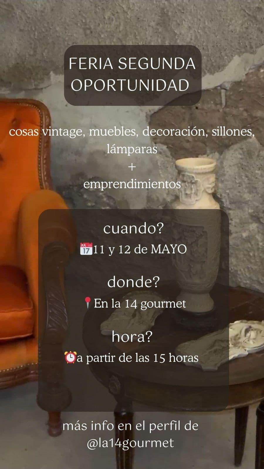 Feria Vintage - La 14 Gourmet