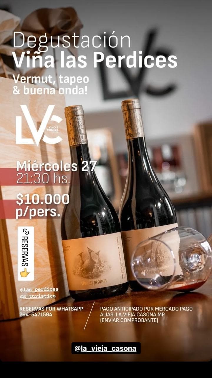 Degustación Viña las Perdices