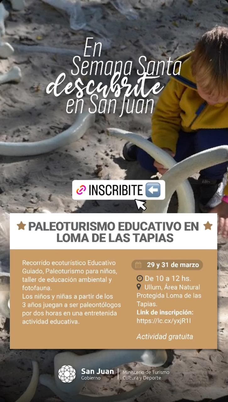 Paleoturismo Educativo