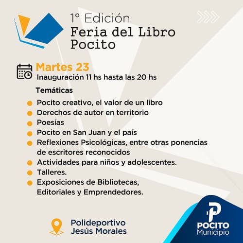 Feria del Libro en Pocito