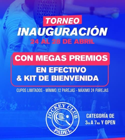 Torneo Inauguracion - Padel