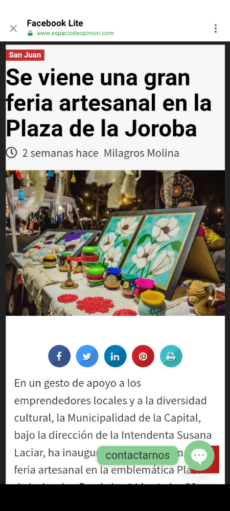 Feria Artesanal La Joroba