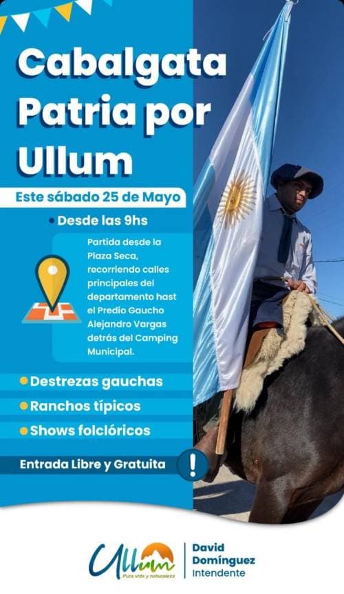 Cabalgata Patria por Ullum
