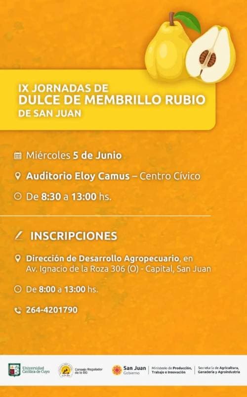 IX Jornadas de Dulce de Membrillo Rubio de San Juan