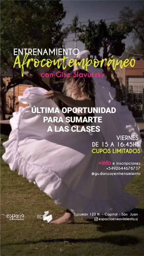 Entrenamiento Afrocontemporaneo