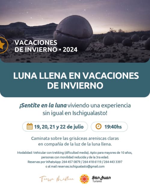 Luna Llena en Ischigualasto