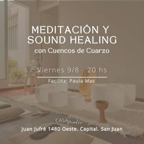 Meditacion y Sound Healing
