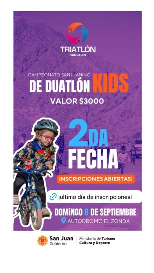 Campeonato Sanjuanino de Duatlon Kids