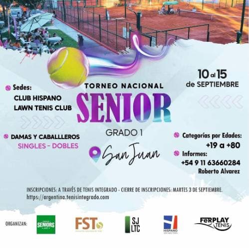 Torneo Nacional Senior de Tenis