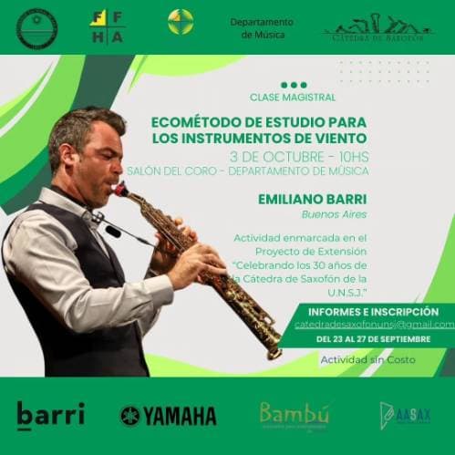 Emiliano Barri: Ecometodo de Estudio para los Instrumentos de Viento