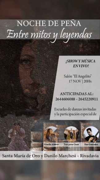 Noche de Peña: Entre Mitos & Leyendas