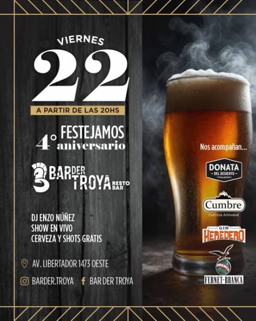 4to Aniversario Barder Troya
