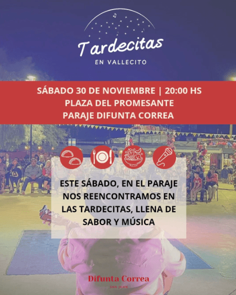 Tardecitas en Vallecito