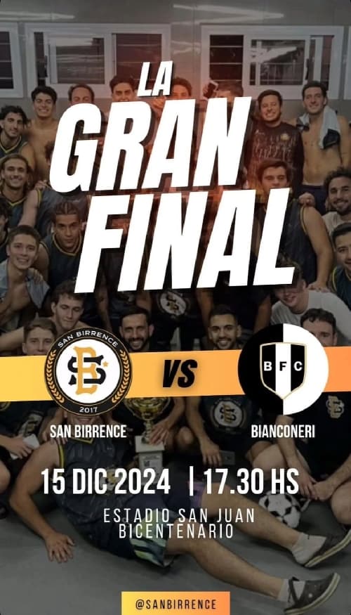 Final Liga Universitaria: San Birrence vs Bianconeri