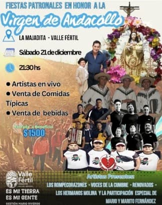 Fiestas Patronales en Honor a la Virgen de Andacollo