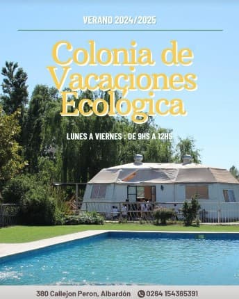 Colonia de Vacaciones Ecologica
