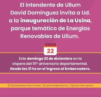 Inauguracion de La Usina