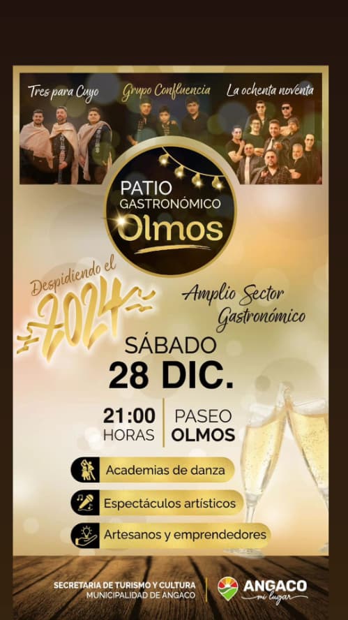 Despidiendo el 2024 - Patio Gastronomico Olmos