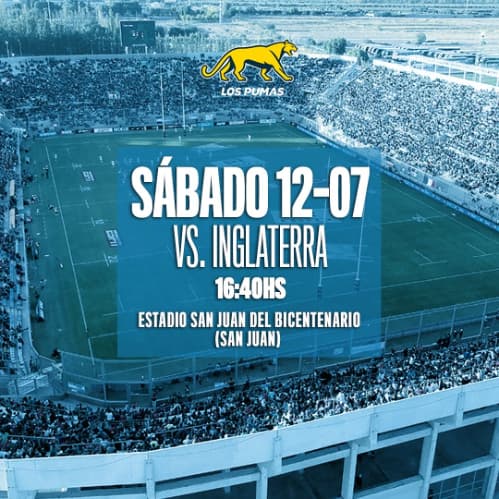 Los Pumas vs Inglaterra