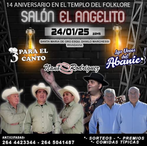 14º Aniversario en el Templo del Folklore