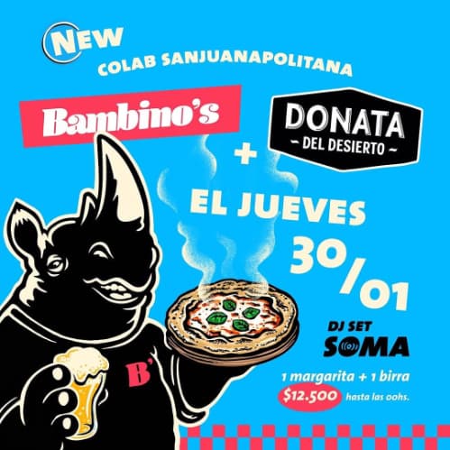 Bambino´s + Donata del Desierto: Soma Dj Set