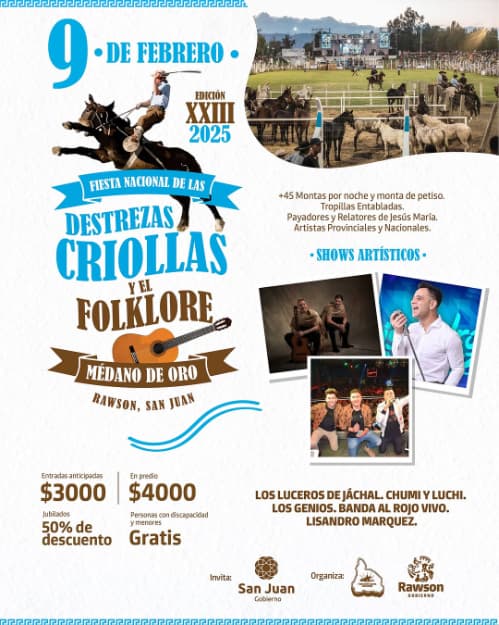 Fiesta Nacional de las Destrezas Criollas & el Folklore