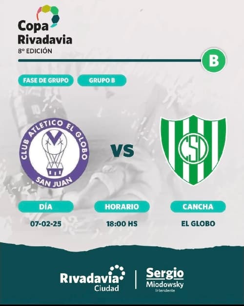 Copa Rivadavia 8º Edicion: El Globo vs Desamparados
