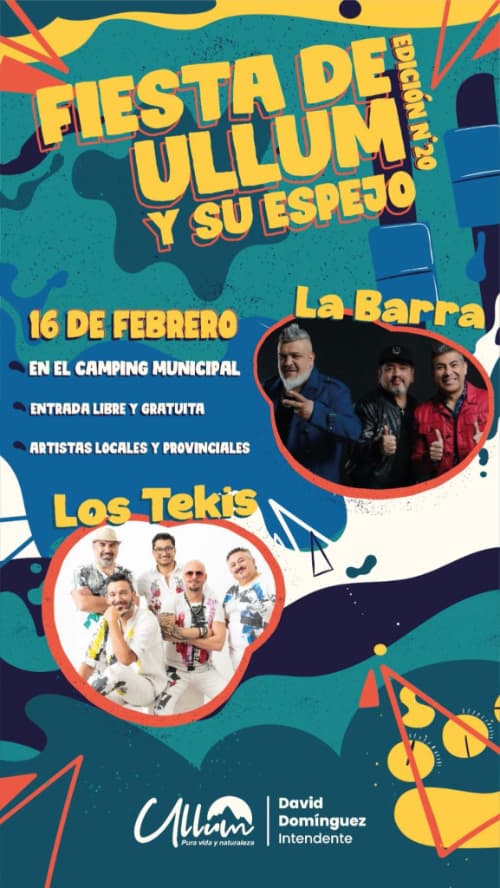 Fiesta Ullum & Su Espejo: Los Tekis & La Barra