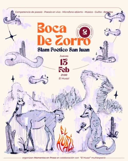Boca de Zorro: Slam Poetico San Juan