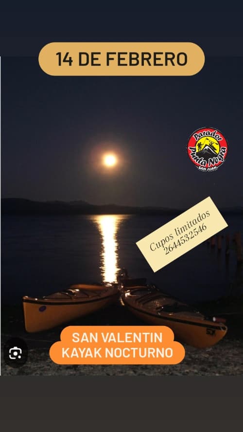 San Valentin: Kayak Nocturno