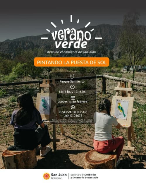 Verano Verde: Pintando la Puesta del Sol