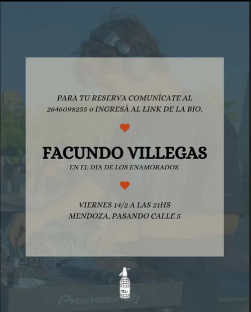 Dia de los Enamorados: Facundo Villegas Dj Set