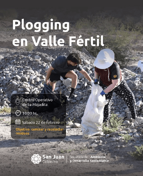 Plogging en Valle Fértil