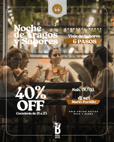 Noche de Trago & Sabores: Mario Portillo Dj Set