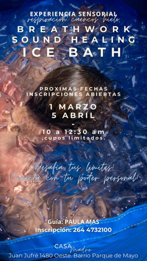 Experiencia Sensorial: Sound Healing / Ice Bath / Breath Work