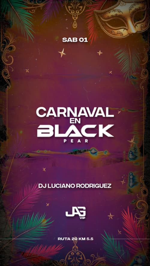 Carnaval en Black Pear