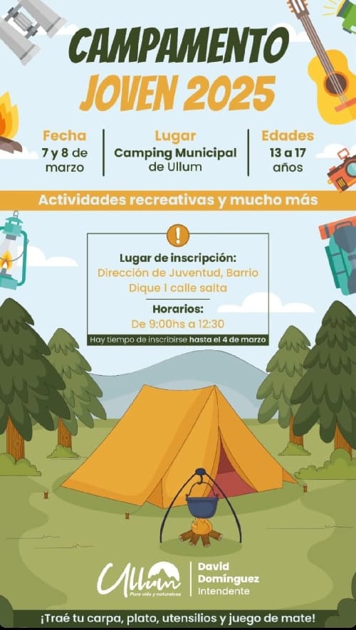 Suspendido > Campamento Joven 2025