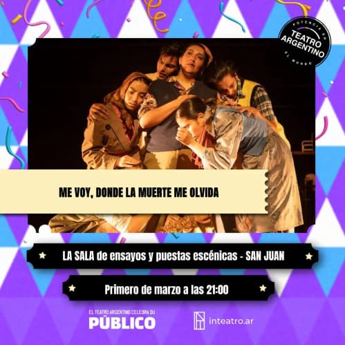 Entradas Agotadas > Me voy, Donde la Muerte me Olvida