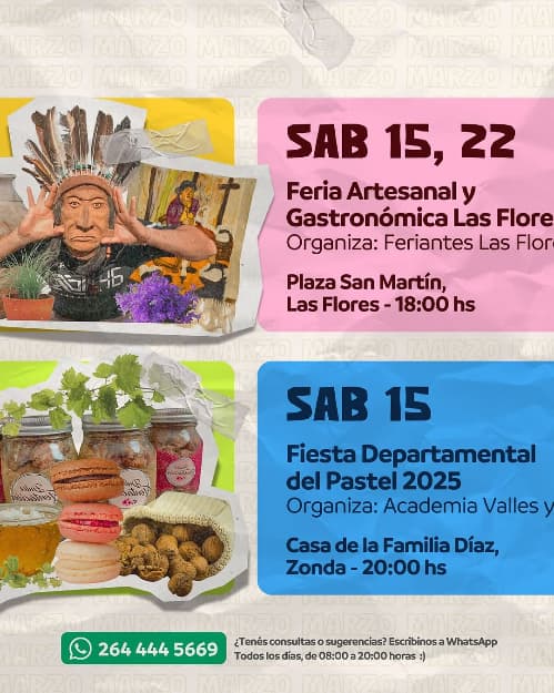Feria artesanal y gastronomica Las Flores