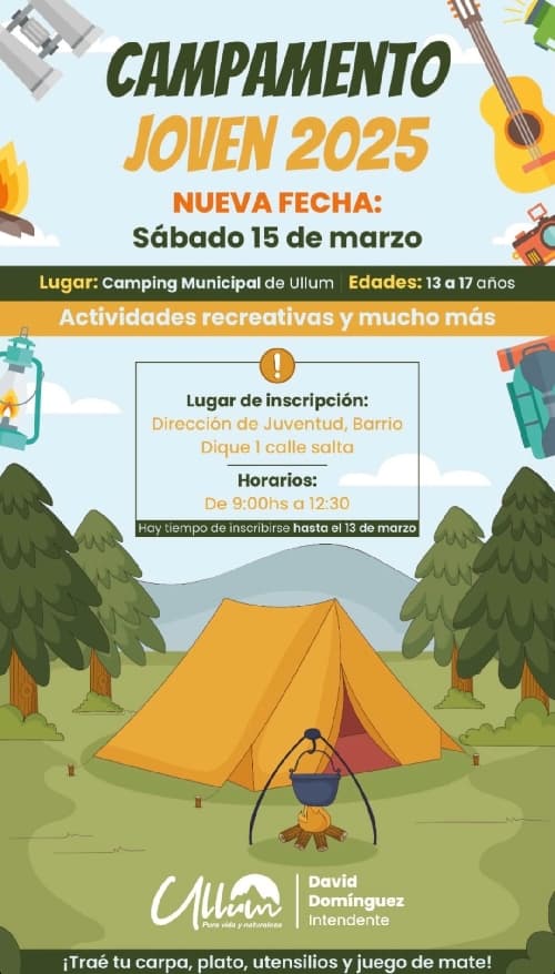 Suspendido > Campamento Joven 2025