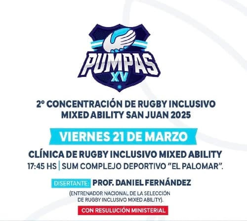 2° Concentracion de Rugby Inclusivo Mixed Ability San Juan 2025